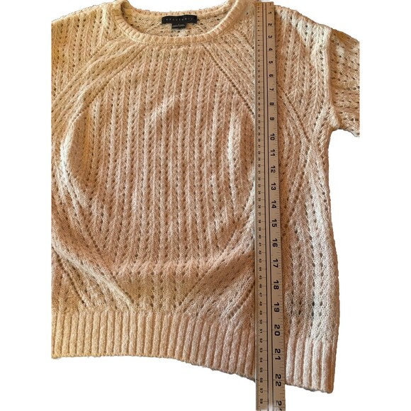 Powder Pink Mohair Wool Sweater Sz Small/Medium Soft & Cozy Lightweight Dainty - Picture 8 of 10